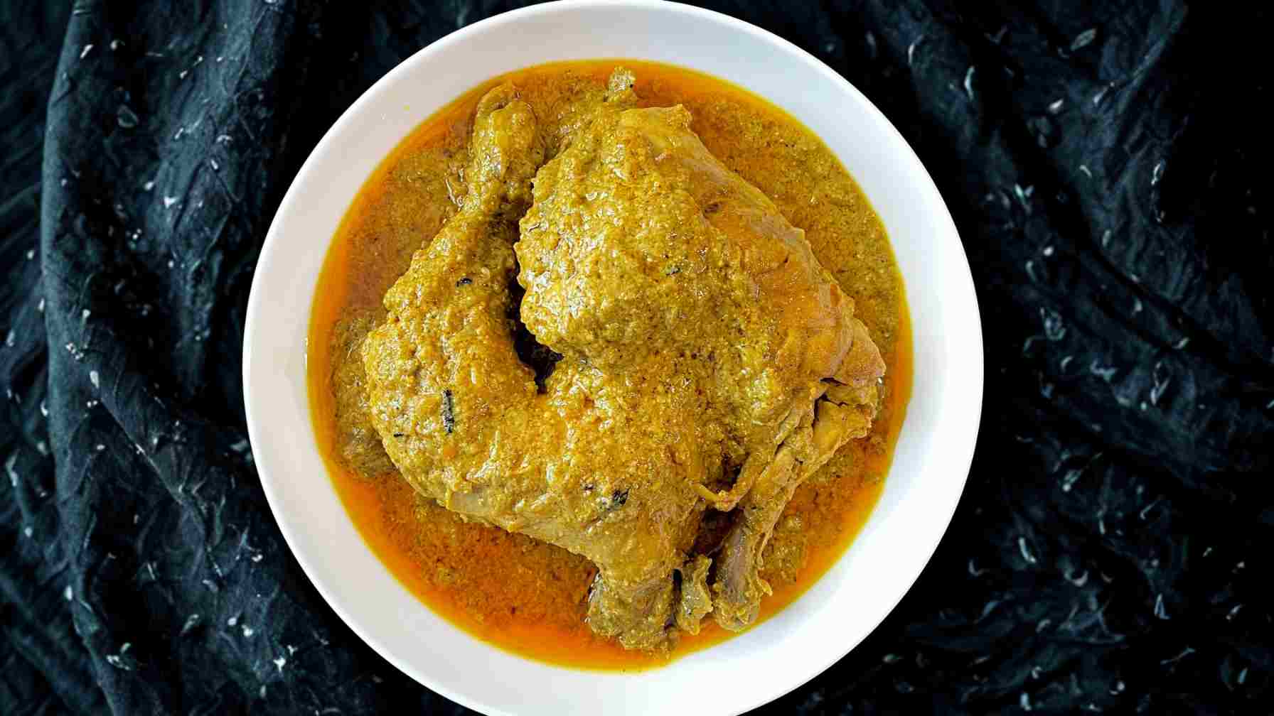 Chicken Mughlai Chaap with Basanti (Saffron) Pulao