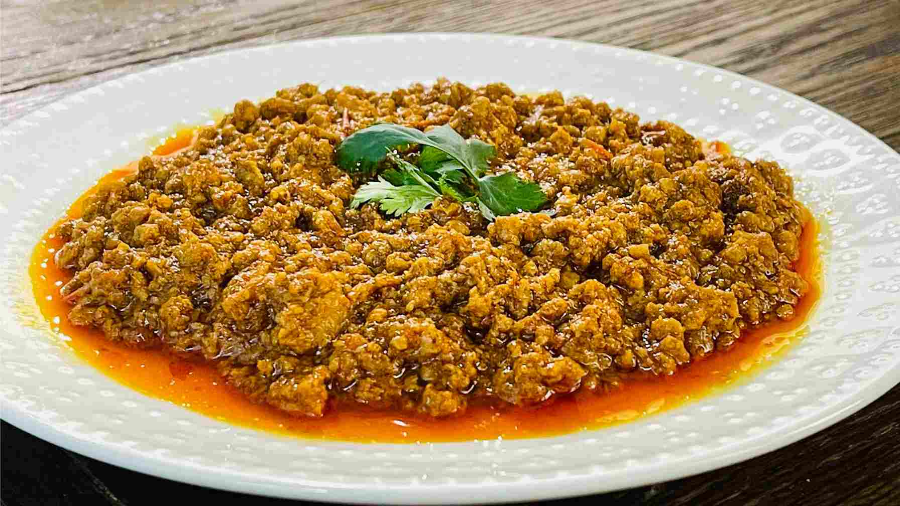 Mutton Kheema with Bombay Pav
